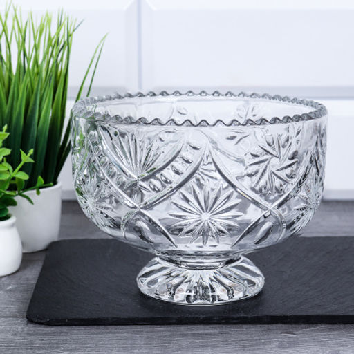 Ваза для сервировки на ножке Орнамент / GIU-48 /KG-1855/уп 24/ - Галеонтрейд фото 6