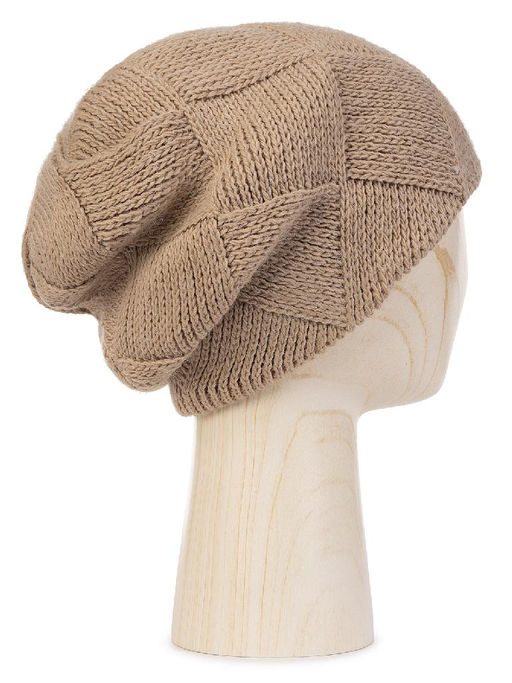 Шапка жен. шерсть+акр LB-BR55029 beige - Labbra фото 2