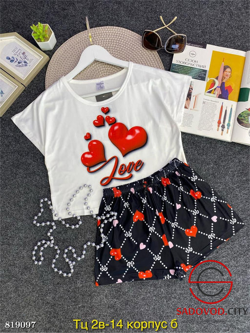 Пижама женская с рисунком