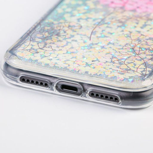 Чехол для телефона iPhone 11 PRO с блёстками внутри Flower, 7.14 14.4 см - Like me фото 2