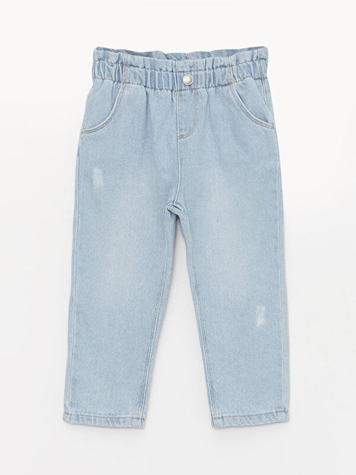 Basic K?z ?ocuk Jean Pantolon