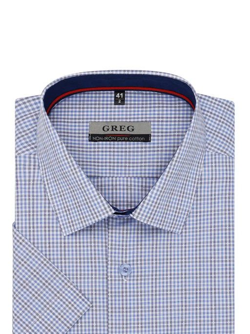 Сорочка мужская короткий рукав GREG 235/101/6101/1p