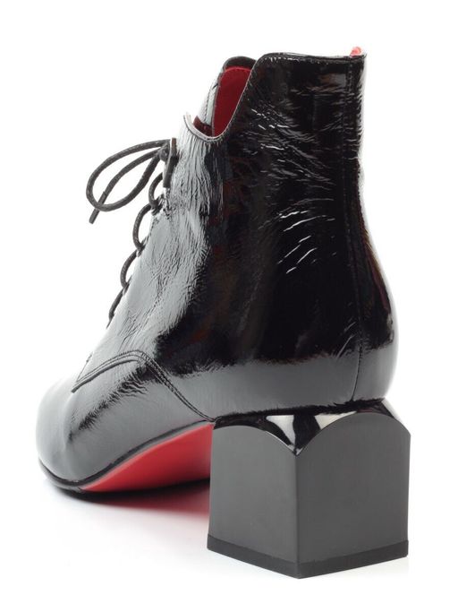 01-CP78-1 BLACK Ботильоны женские (натуральная кожа, байка) - Фабричный китай фото 8