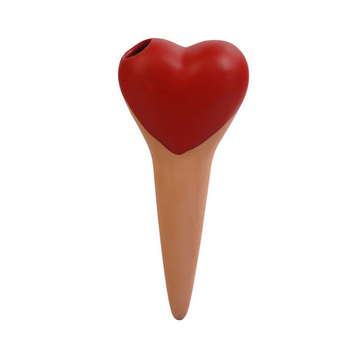 Автополив для комнатных растений «Сердечко», 14×4.6 см, керамика, набор 4 шт., МИКС