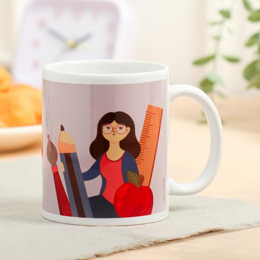 Кружка сублимация Лучший учитель 320 мл, с нанесением - Дарим красиво фото 3