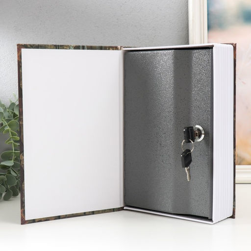 Шкатулка сейф книга пластик, металл Люби всем сердцем, дерево, 5.5?15.5?24 см