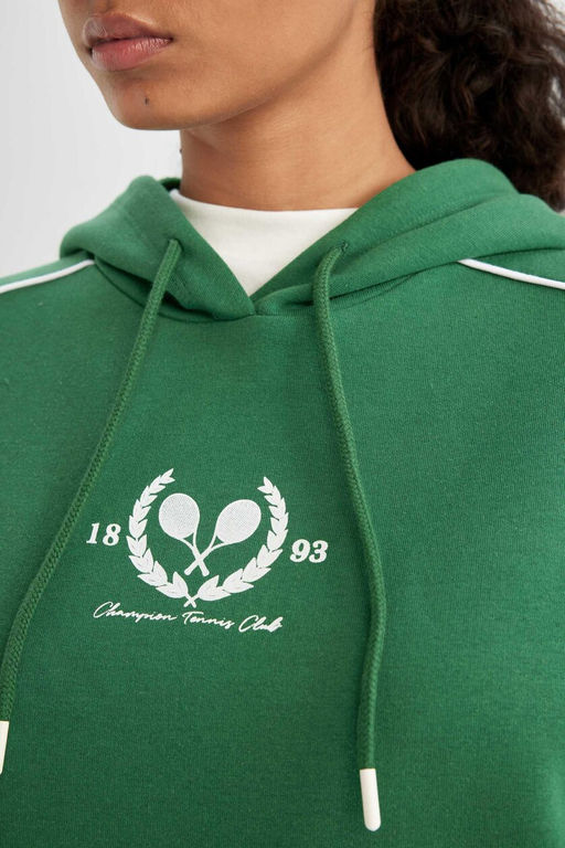 DeFactoFit Спортивная толстовка оверсайз с капюшоном  фото 24