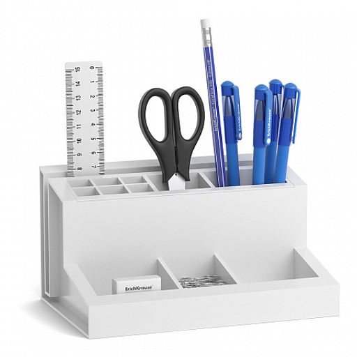 Цена за 1 шт. Набор настольный пластиковый ErichKrause Leader, Classic, черный  фото 7