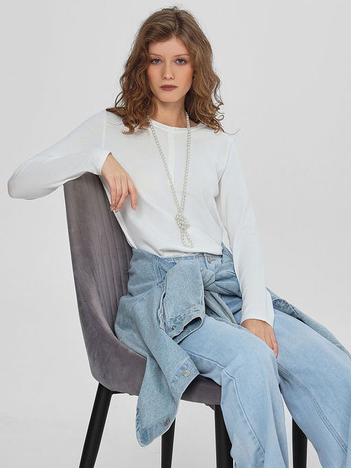 Джемпер женский белый - Mark formelle фото 6