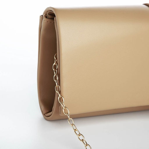 Сумка-клатч на магните, цвет бежевый - Simaland фото 3