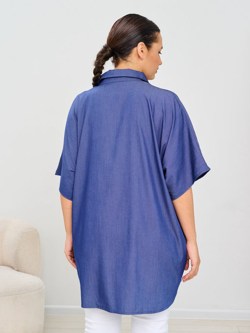 Туника женская MR018SS3 blue - Maxroses фото 3