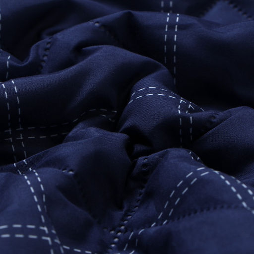 Покрывало 2-спальное LoveLife Cage: dark blue, 180×210±5 см, микрофайбер