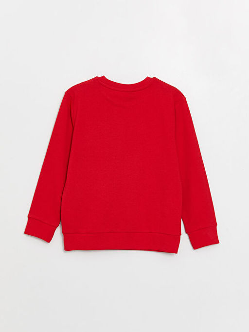 Bisiklet Yaka Spiderman Bask?l? Uzun Kollu Erkek ?ocuk Sweatshirt ve E?ofman Alt? - Waikiki фото 3