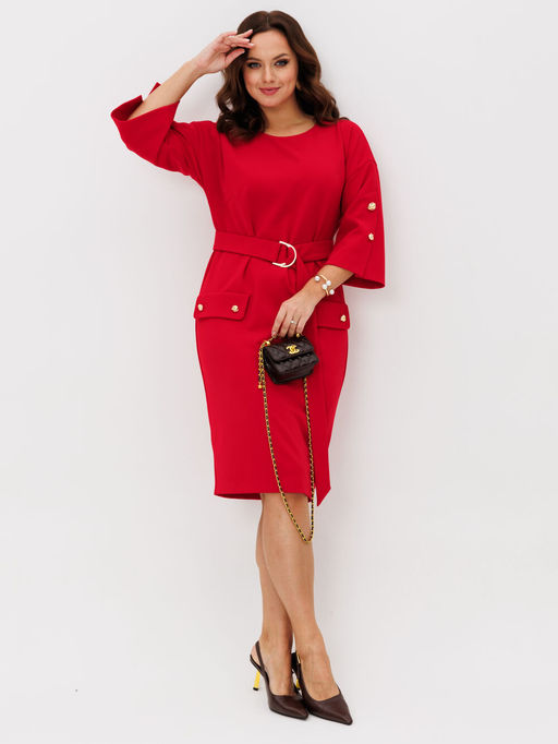 Платье Galean Style 998 красный фото 4