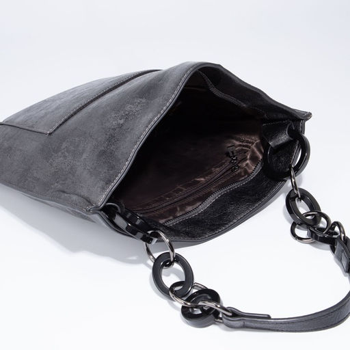 Сумка-тоут на молнии, наружный карман, длинный ремень, цвет серый - Simaland фото 8