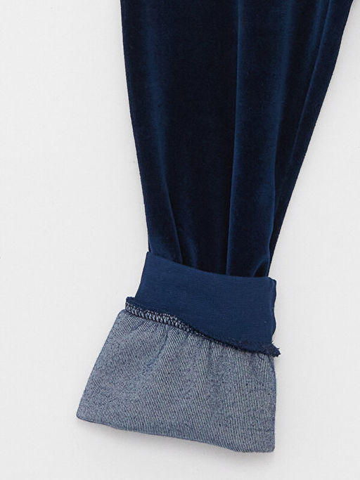 Beli Lastikli Kadife K?z ?ocuk Pijama Alt - Waikiki фото 3