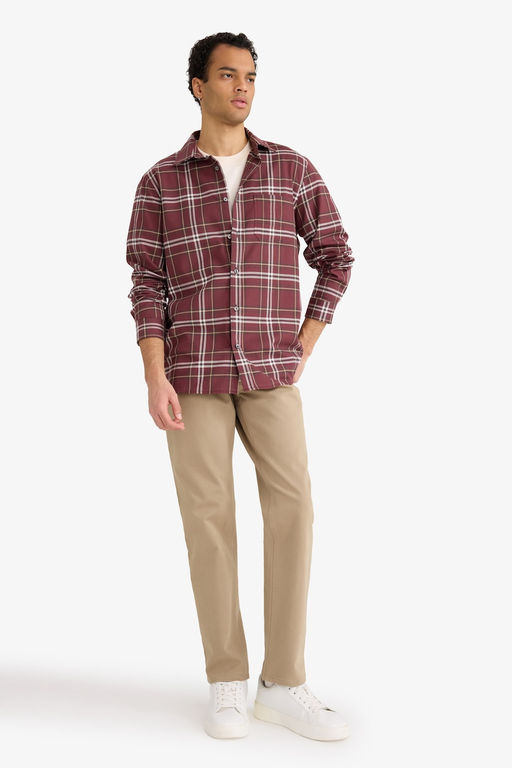Regular F_t Flanel - Defacto фото 2