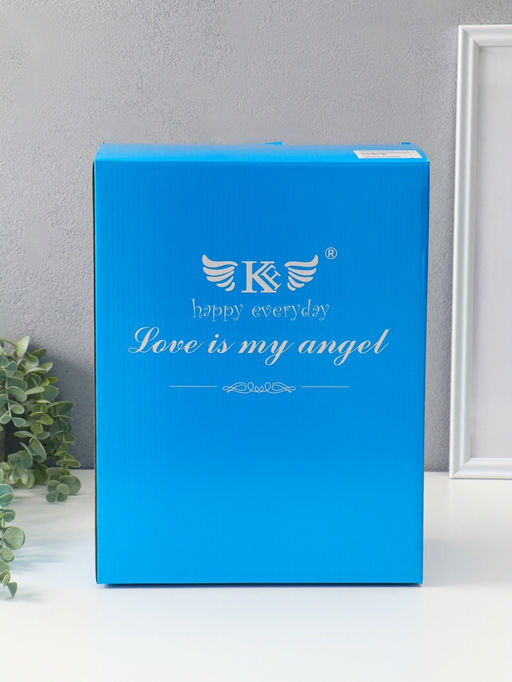 Набор фигурок настольных полистоун Семья зайцев, на полку, чёрный, 3 шт.