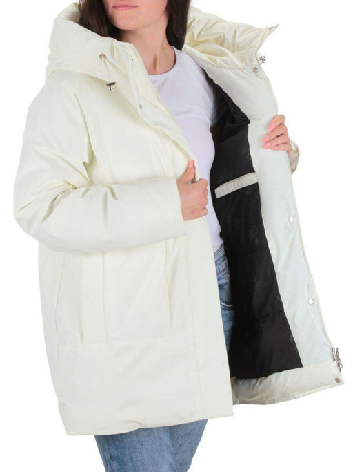 22362 WHITE Куртка зимняя женская (200 гр. холлофайбера) - Fashion фото 6