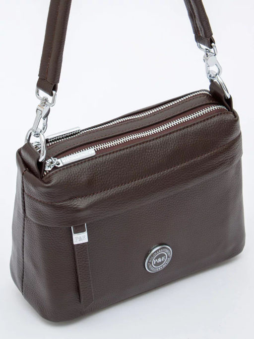 Сумка 0227C coffee Polina&Eiterou