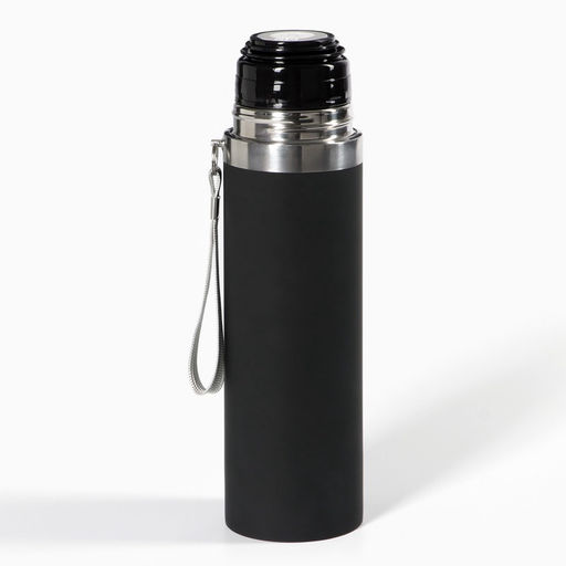 Термос, 100% мужик, 500 мл, с кружкой, 6.5?24 см