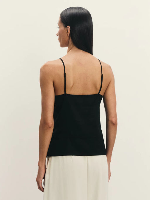 Топ из тенселя с декоративной деталью / Zarina  фото 6