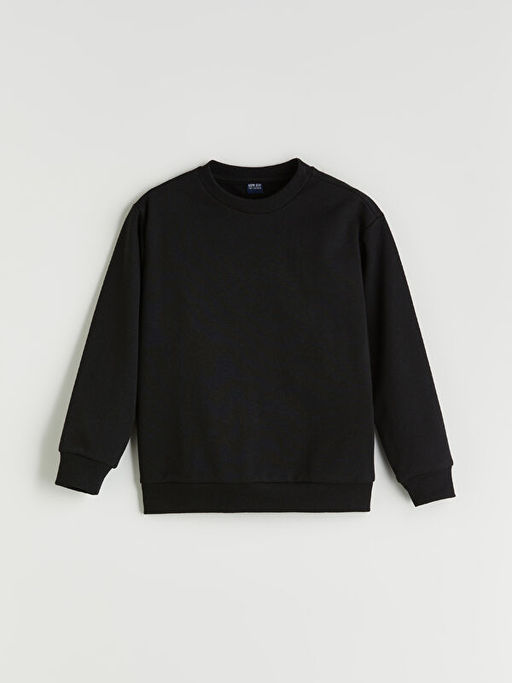 Bisiklet Yaka Erkek ?ocuk Sweatshirt