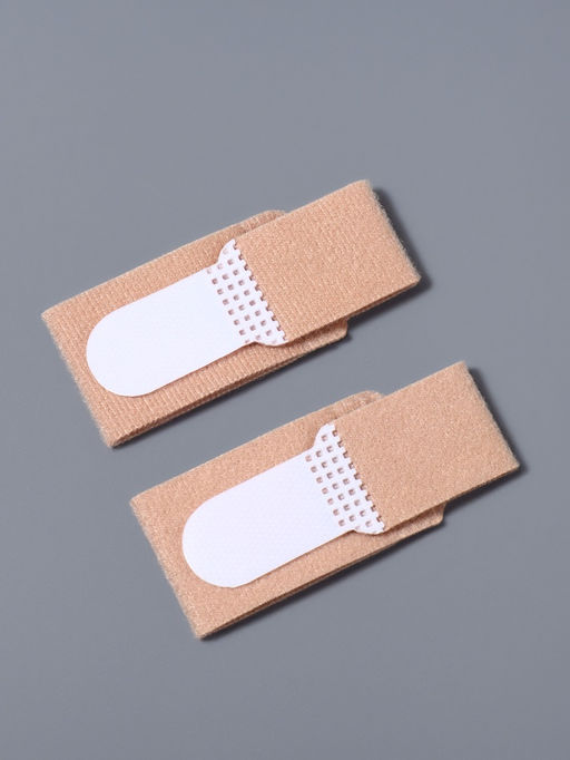 Корректоры для пальцев ног и рук, 11.5×2.5 см, пара, бежевые