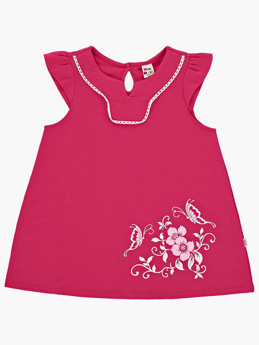 Футболка для девочки UD 1634 малиновый - Mini maxi фото 4