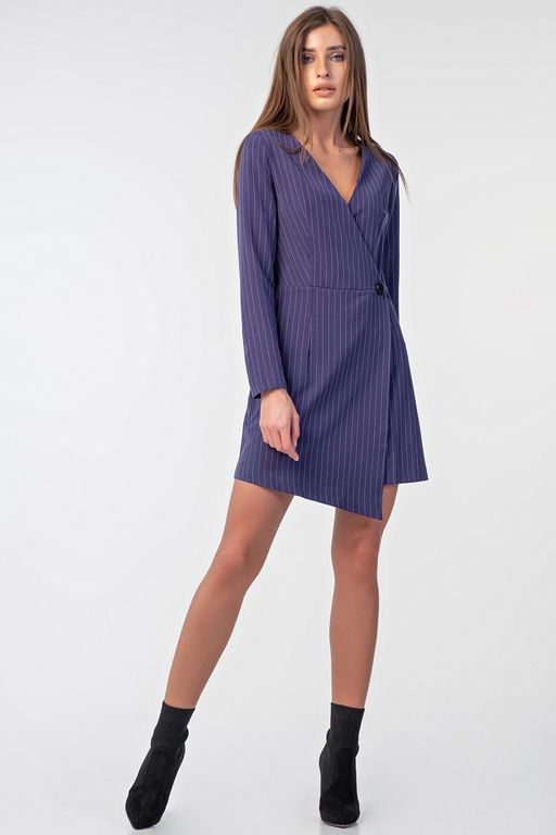 Офисное платье в полоску - Fly фото 10