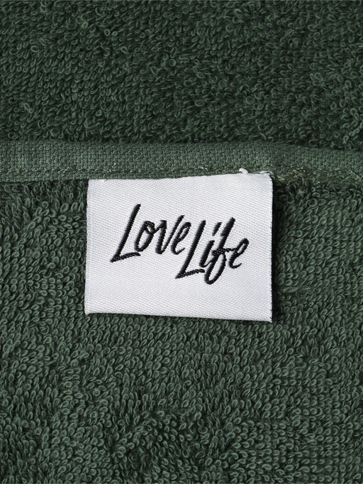 Полотенце махровое LoveLife «Танами» 70×130 см, зелёное, 100% хлопок, 430 г/м²