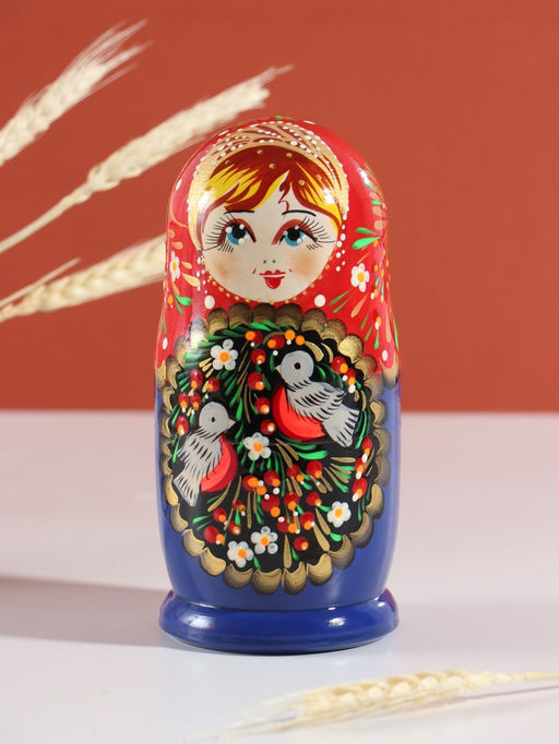 Матрёшка дерево «Птички», 5-кукольная, 15 см