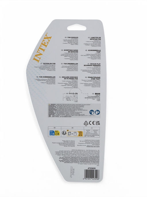 Очки для плавания, от 3 до 8 лет, обхват 48-52 см, МИКС