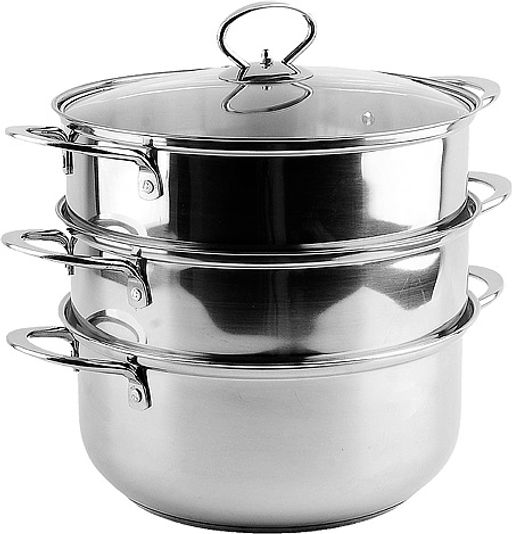 31070 Мантоварка 3х-ярус. 30 см.6,2л. MB (х6) - Mayer&boch фото 4