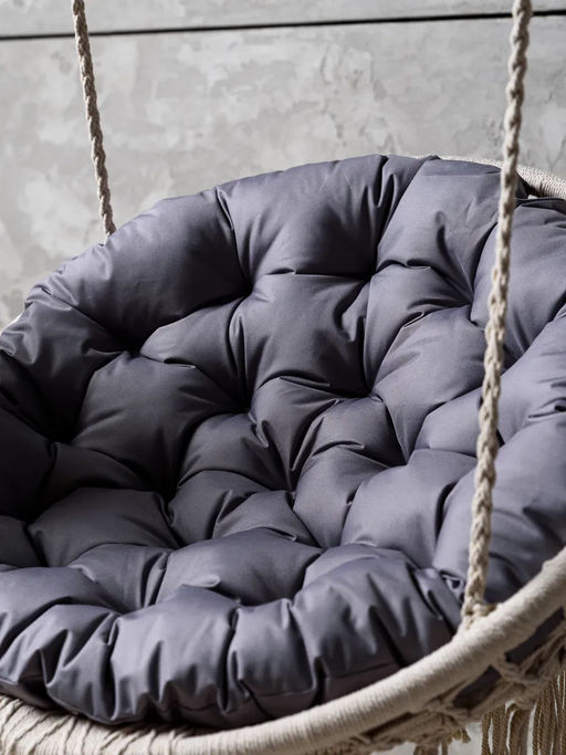 Подушка в подвесное кресло кокон и качели PO 80х80 см, оксфорд, круглая, Bio-Line