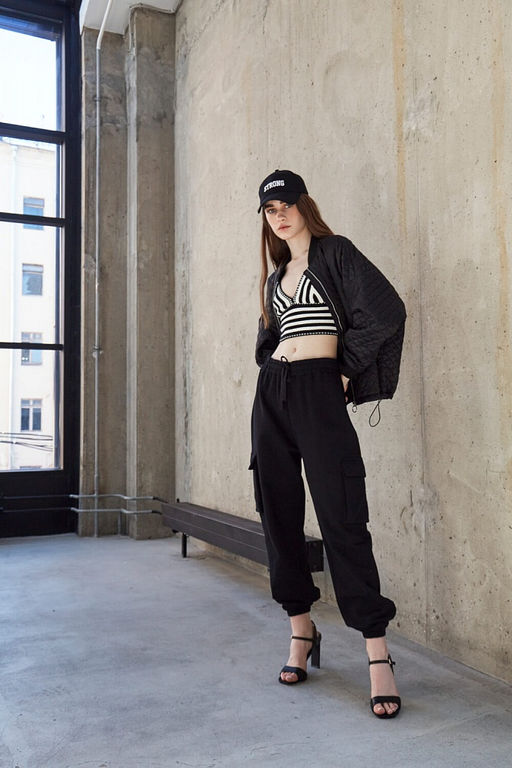 Стеганая куртка-бомбер - Incity фото 9