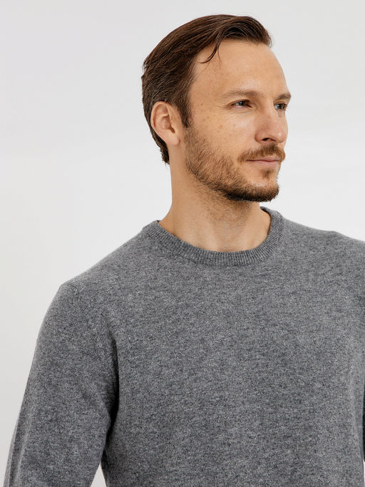 джемпер мужской базовый из шерсти - Glenfield фото 4