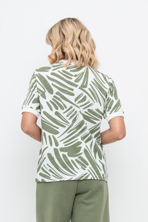 VERY NEAT _ ЕВТ 3220/сахар,фактура листьев фуфайка жен  фото 4