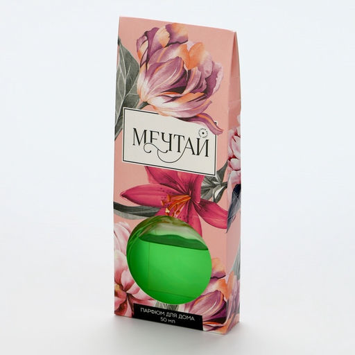 Диффузор ароматический с палочками «Мечтай», ароматизатор для дома, аромат свежесть леса, 50 мл.