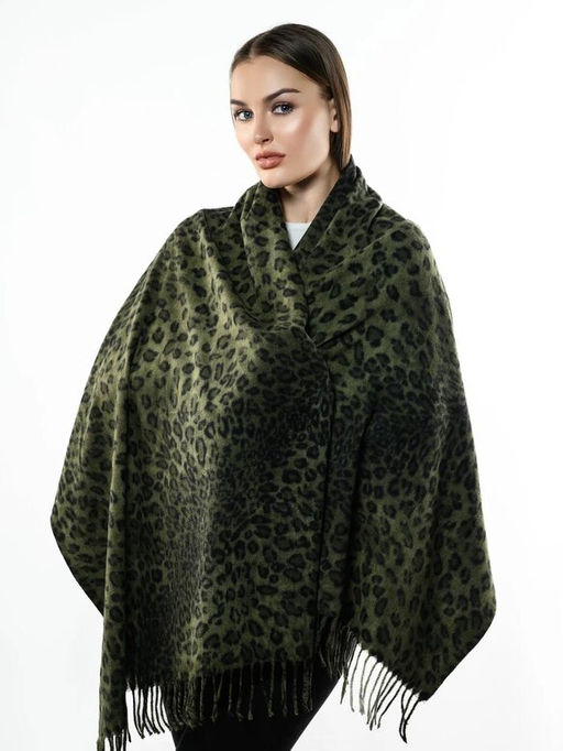 Яркий палантин с анималистичным принтом - Pretty mania фото 3