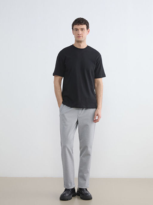 Bisiklet Yaka Penye Erkek Ti??rt