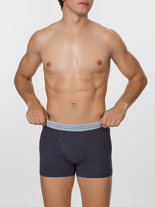 Цена за 2 штуки! Трусы боксеры мужские серые