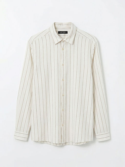 Regular Fit ?izgili Arm?rl? Erkek G?mlek