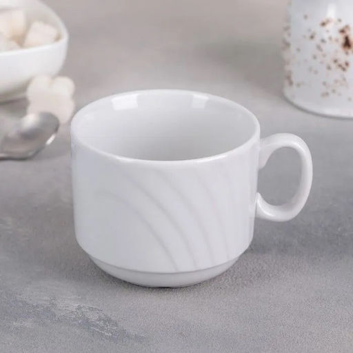 Ф_Чашка чайная 220 см3 ф.426 Голубка (евро) "белье" арт. ДБ8С1096Ф34 /ДОБРУШЕВСКИЙ