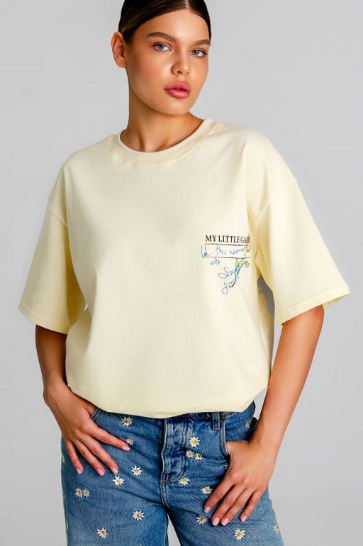 Арт. 31164 Футболка женская  44-52 (5 шт) Цвет:молочный