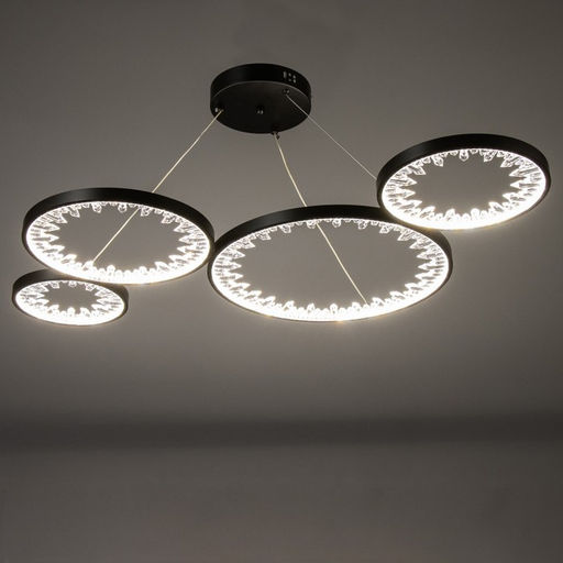 Светильник «Кристалл» LED 130 Вт 3000-6000К черный 96×55×100 см BayerLux