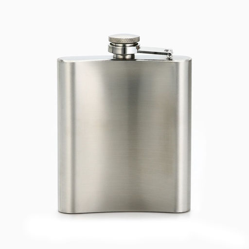 Фляжка Настоящему мужчине, 210 мл, серебристая