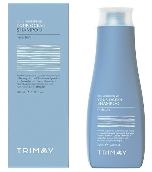 Trimay Бессульфатный протеиновый шампунь c морским комплексом Your Ocean Shampoo 500ml  фото 2