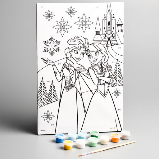 Картина по номерам, 20 х 30 см Время волшебства, Холодное сердце - Disney фото 2