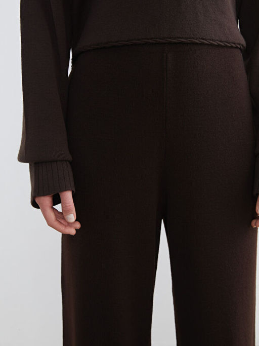 Beli Lastikli Geni? Pa?a Kad?n Triko Pantolon